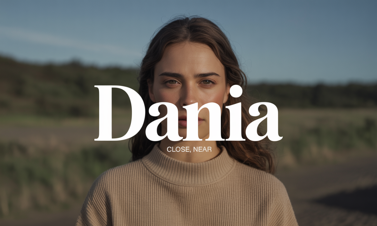 Illustration symbolique liée à l’origine du prénom Dania