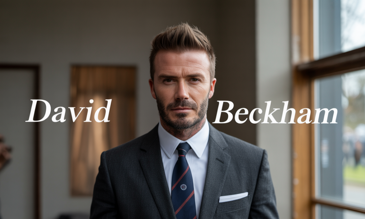Illustration de David Beckham, Personnalités et Célébrités
