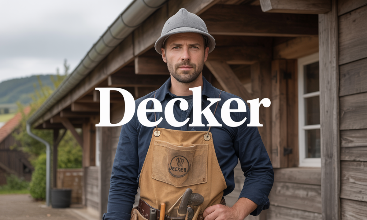 Illustration de Decker, Noms de famille