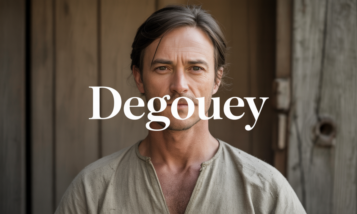 Illustration liée à l’origine et à l’histoire du nom de famille Degouey