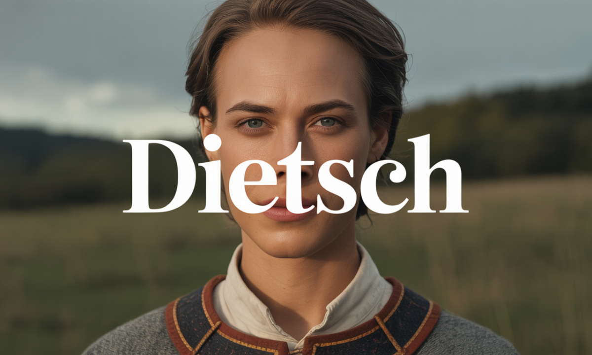 Illustration de Dietsch, Noms de famille