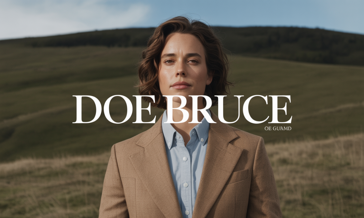 Illustration liée à l’origine et à l’histoire du nom de famille Doe Bruce