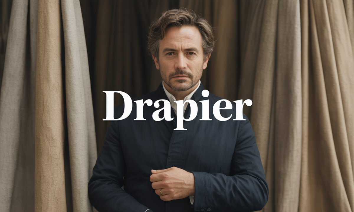 Illustration de Drapier, Noms de famille