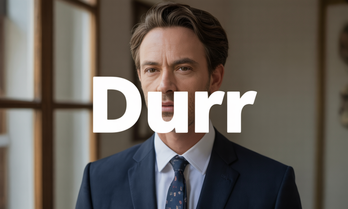 Illustration de Durr, Noms de famille