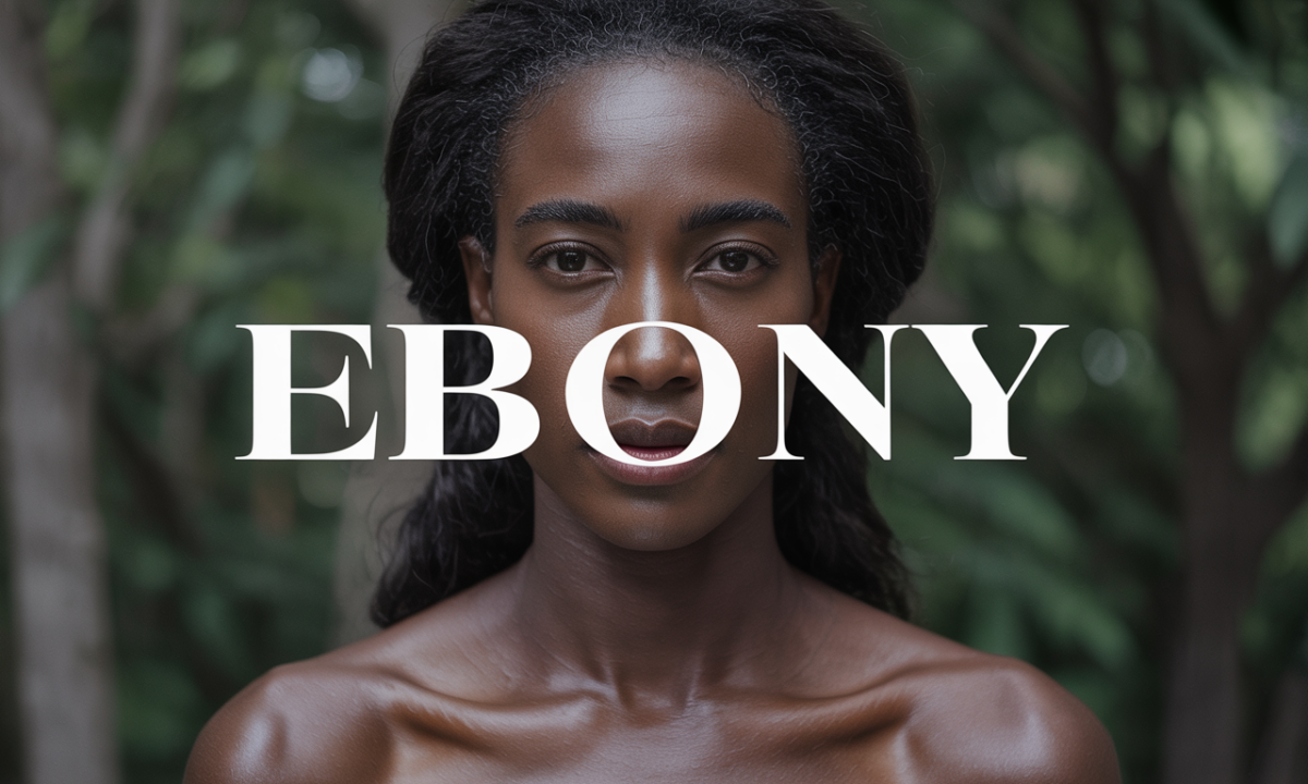 Illustration symbolique liée à l’origine du prénom Ebony