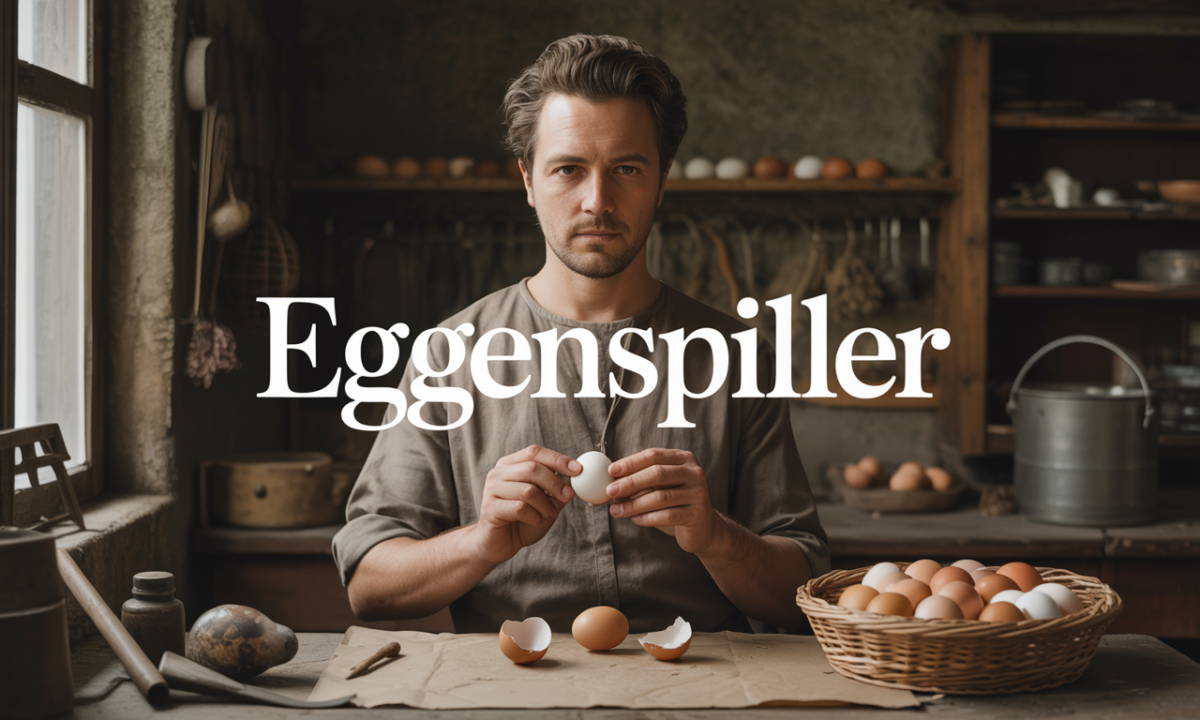 eggenspiller est un outil pratique conçu pour casser et vider les œufs facilement et proprement, idéal pour la cuisine et la pâtisserie.