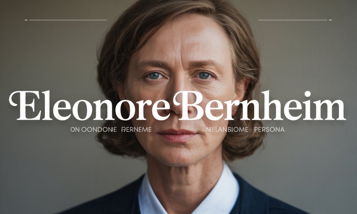 découvrez eleonore bernheim, une personnalité passionnante au parcours unique, entre créativité et expertise.