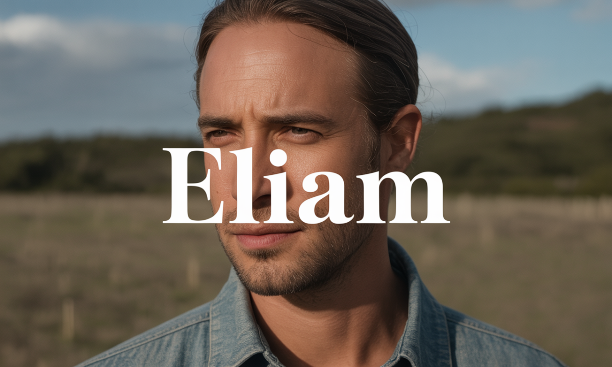 Illustration symbolique liée à l’origine du prénom Eliam