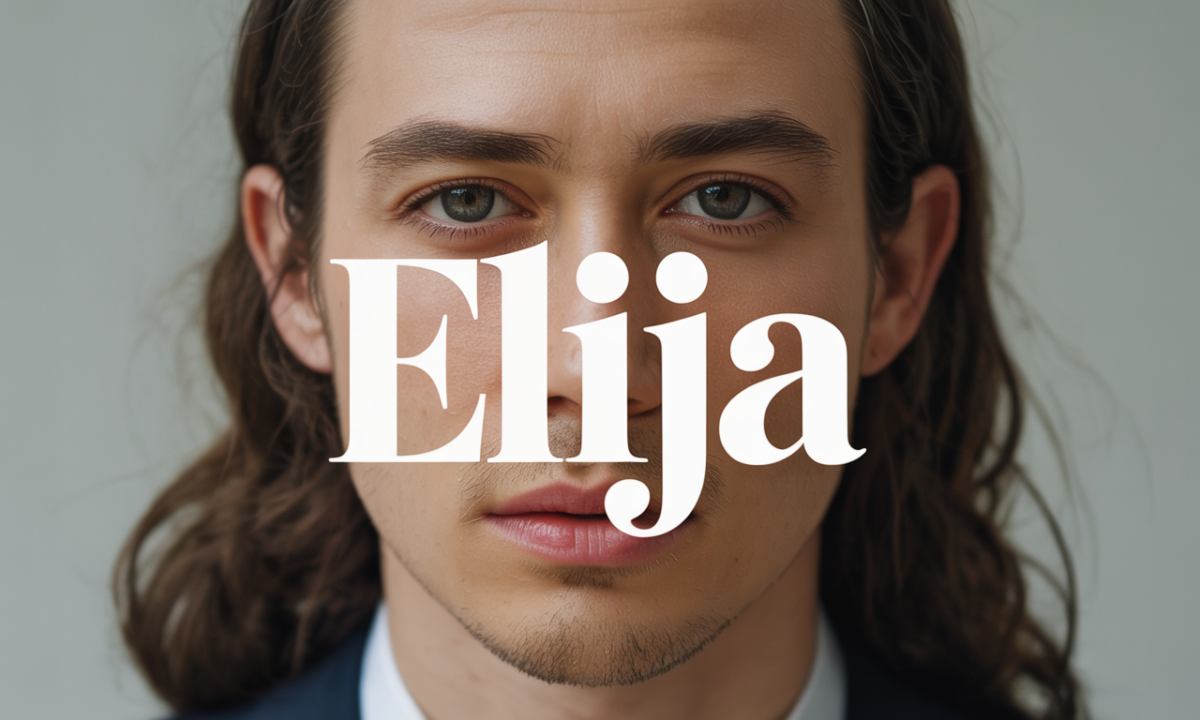 Illustration de Elija, Prénoms