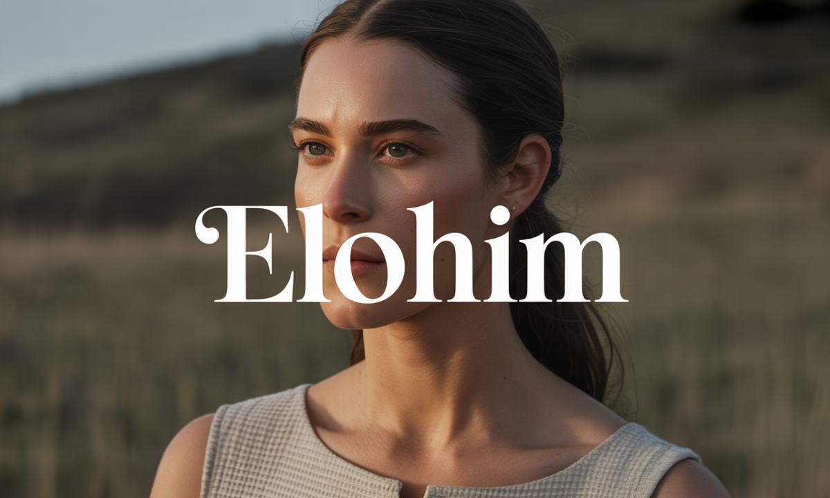 Illustration symbolique liée à l’origine du prénom Elohim