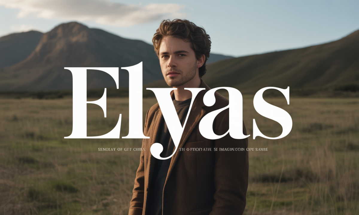 Illustration symbolique liée à l’origine du prénom Elyas