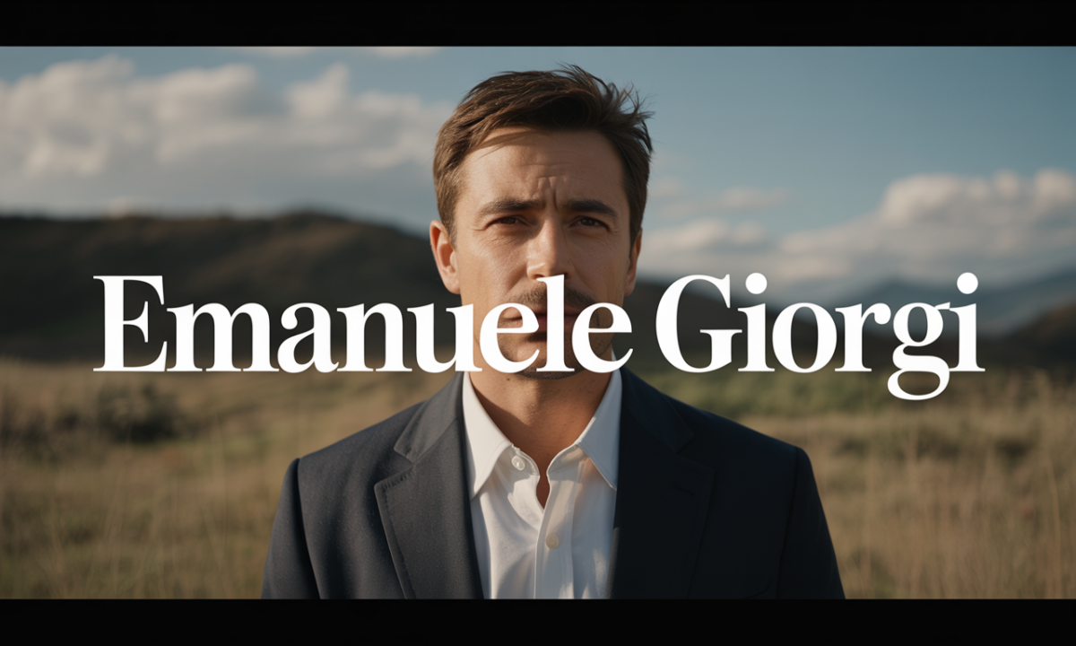 découvrez le profil et les réalisations d'emanuele giorgi, un expert passionné dans son domaine, alliant innovation et savoir-faire.