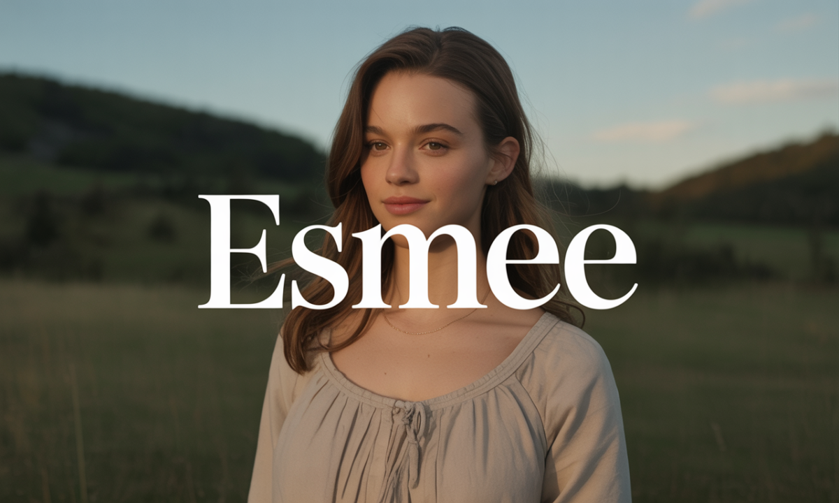 Illustration symbolique liée à l’origine du prénom Esmee