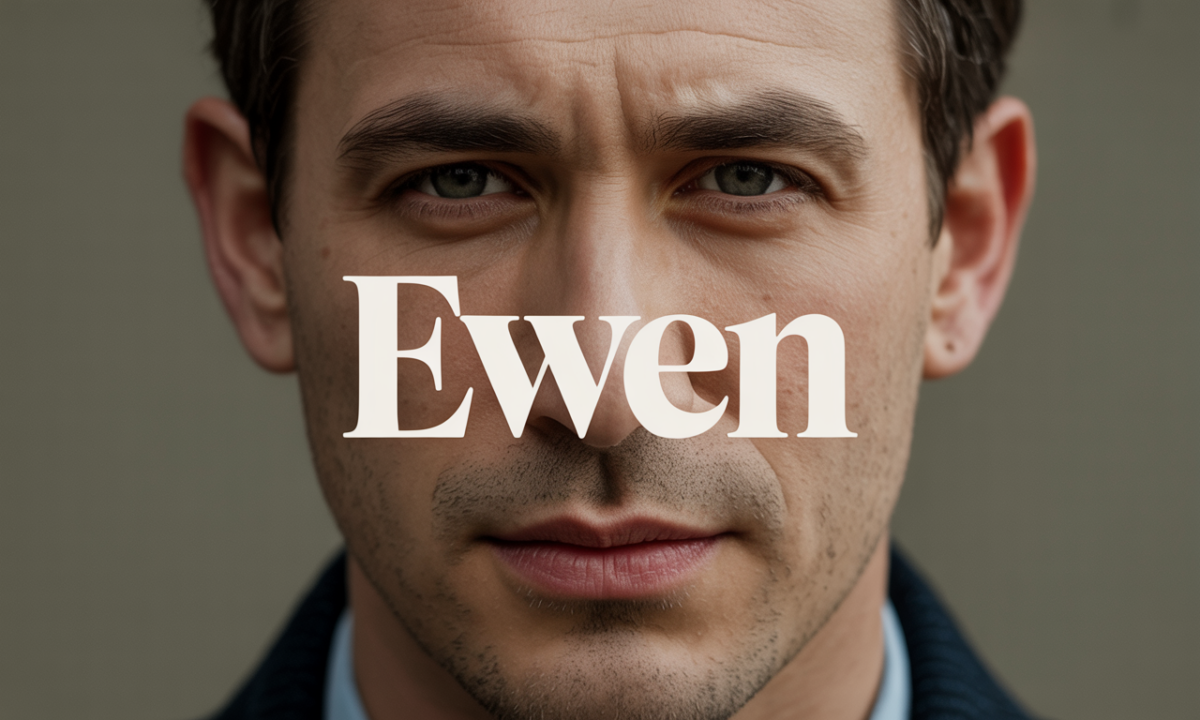 Illustration symbolique liée à l’origine du prénom Ewen