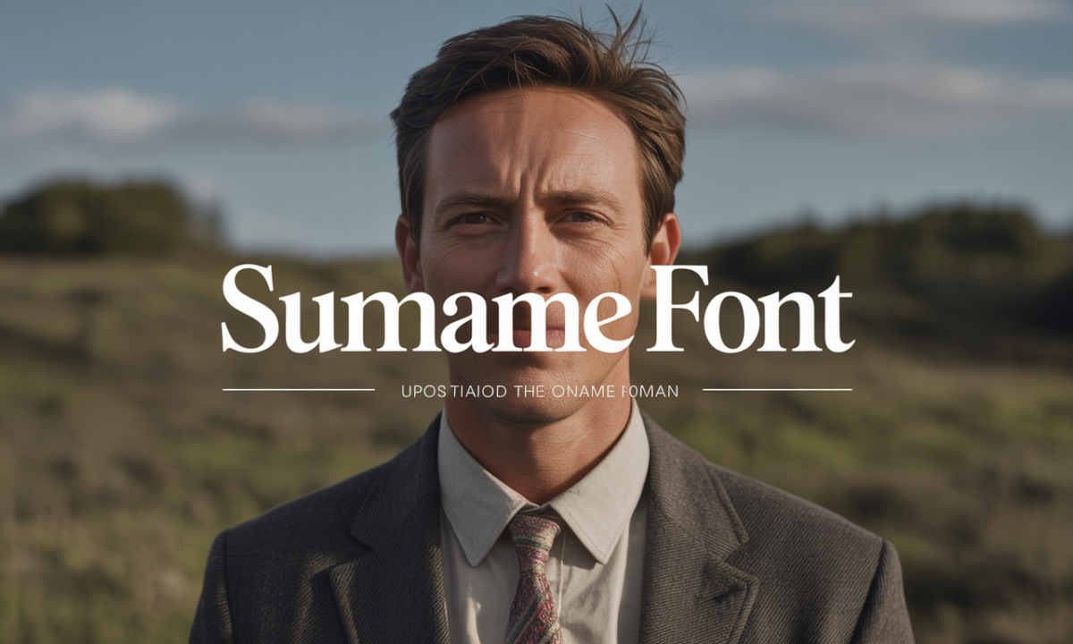 Illustration de Font, Noms de famille