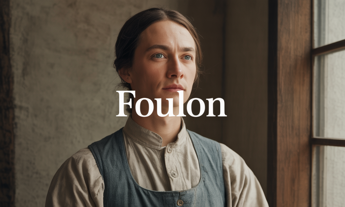 Illustration liée à l’origine et à l’histoire du nom de famille Foulon