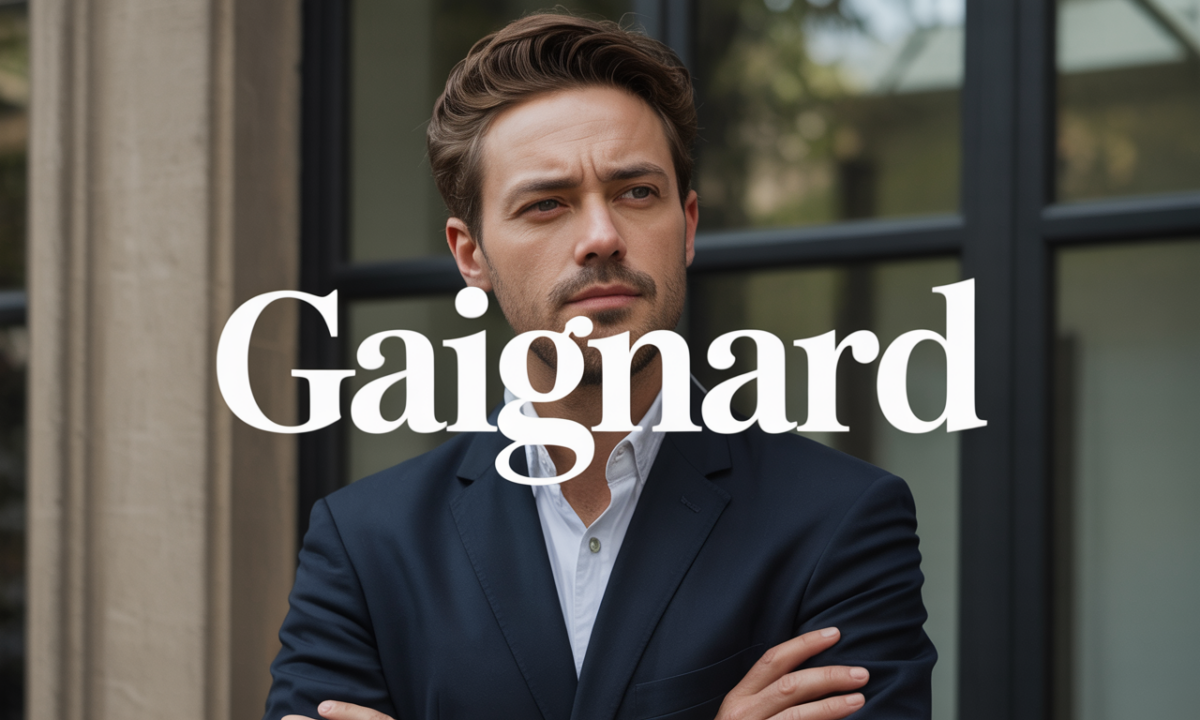 Illustration de Gaignard, Noms de famille