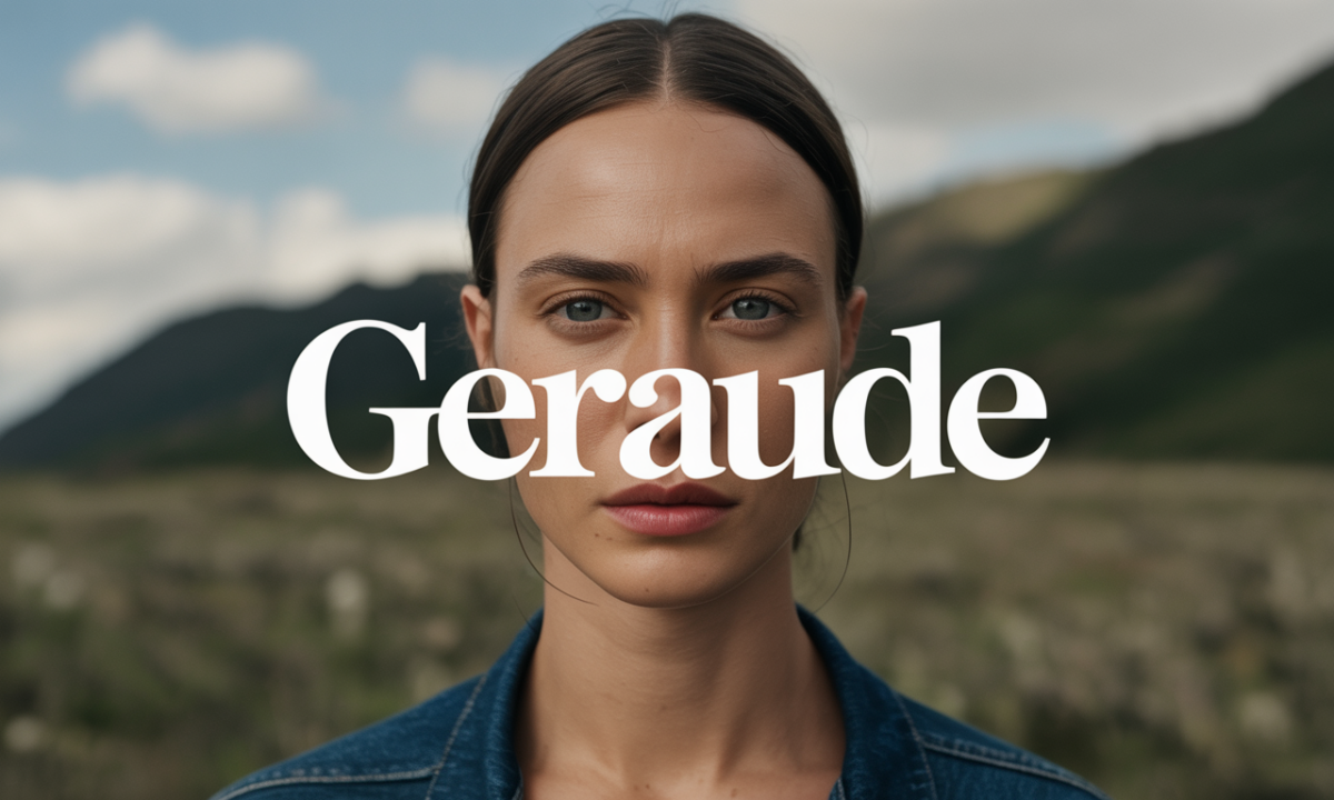 Illustration symbolique liée à l’origine du prénom Geraude