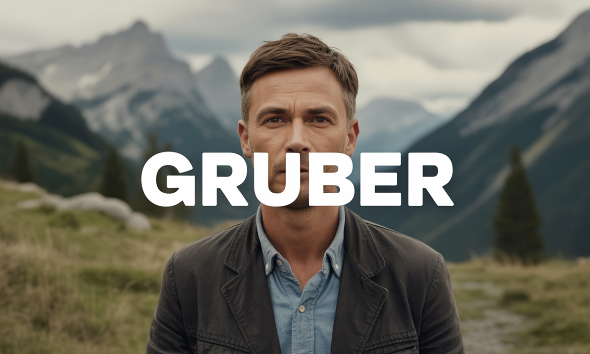 Illustration de Gruber, Noms de famille