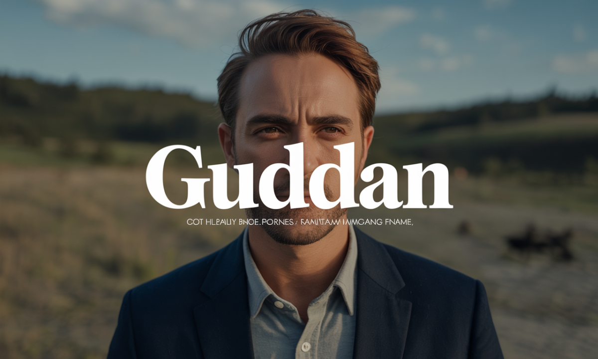 Illustration symbolique liée à l’origine du prénom Guddan