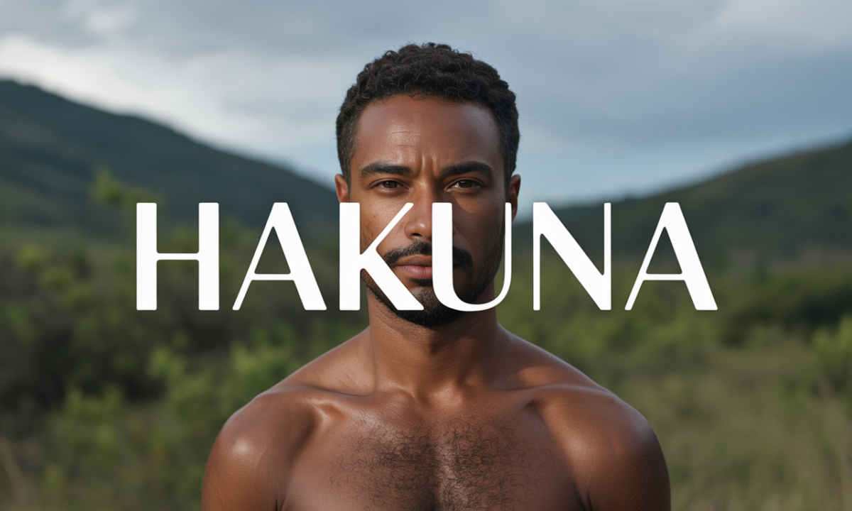 Illustration symbolique liée à l’origine du prénom Hakuna