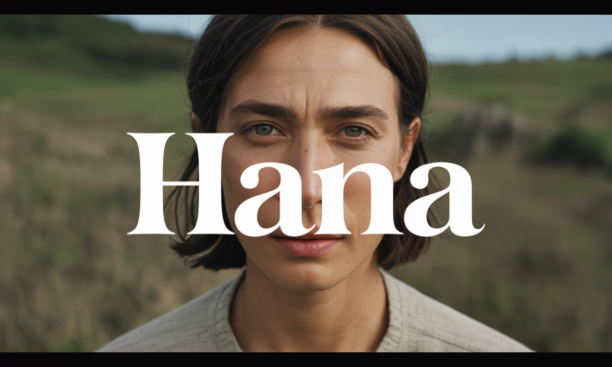 Illustration de Hana, Prénoms