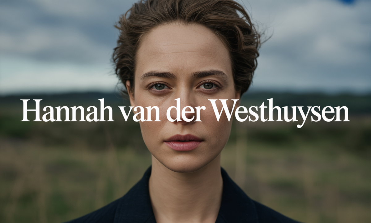 Illustration de Hannah van Der Westhuysen, personnalité publique