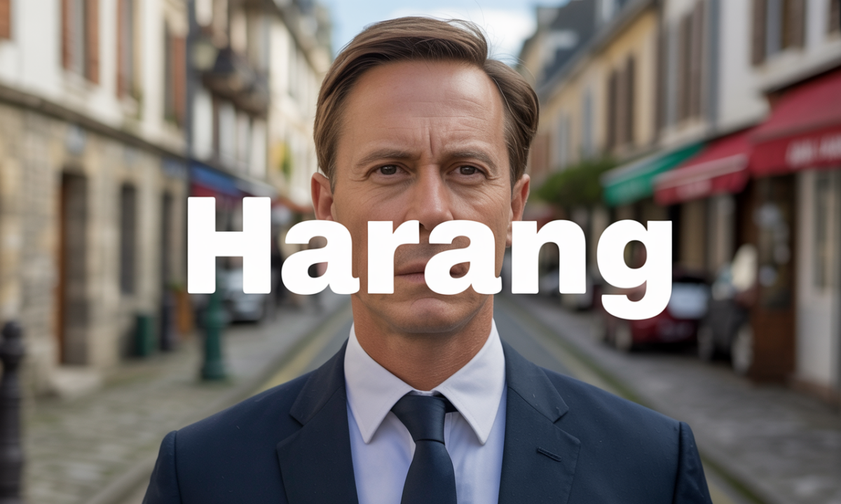 Illustration de Harang, Noms de famille