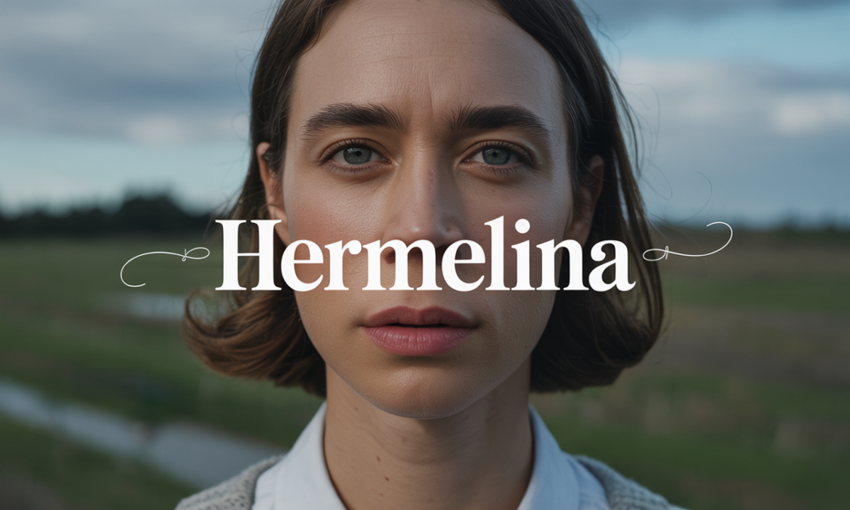 Illustration symbolique liée à l’origine du prénom Hermelina