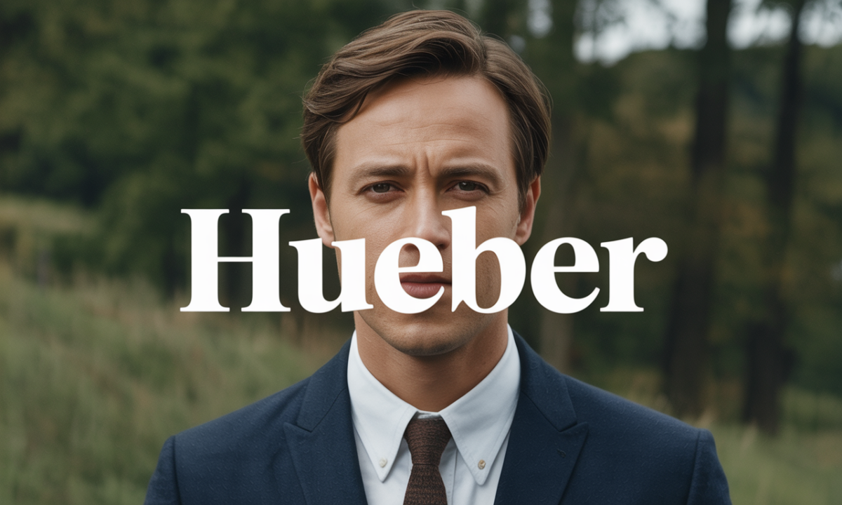 Illustration de Hueber, Noms de famille