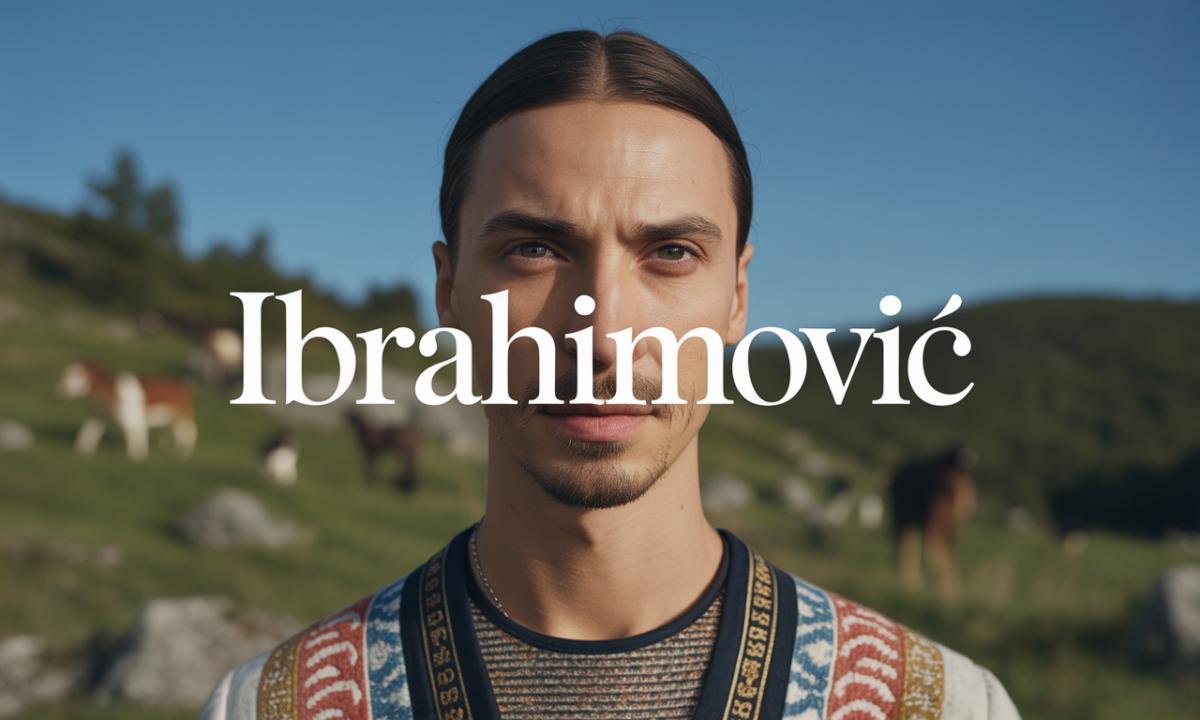 Illustration de Ibrahimovic, Noms de famille