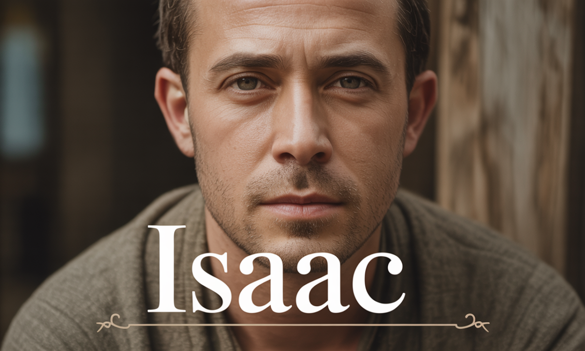 Illustration symbolique liée à l’origine du prénom Isaac