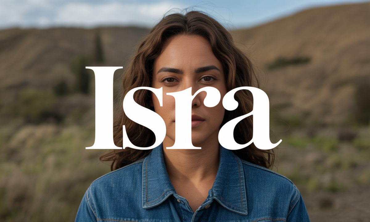 Illustration symbolique liée à l’origine du prénom Isra