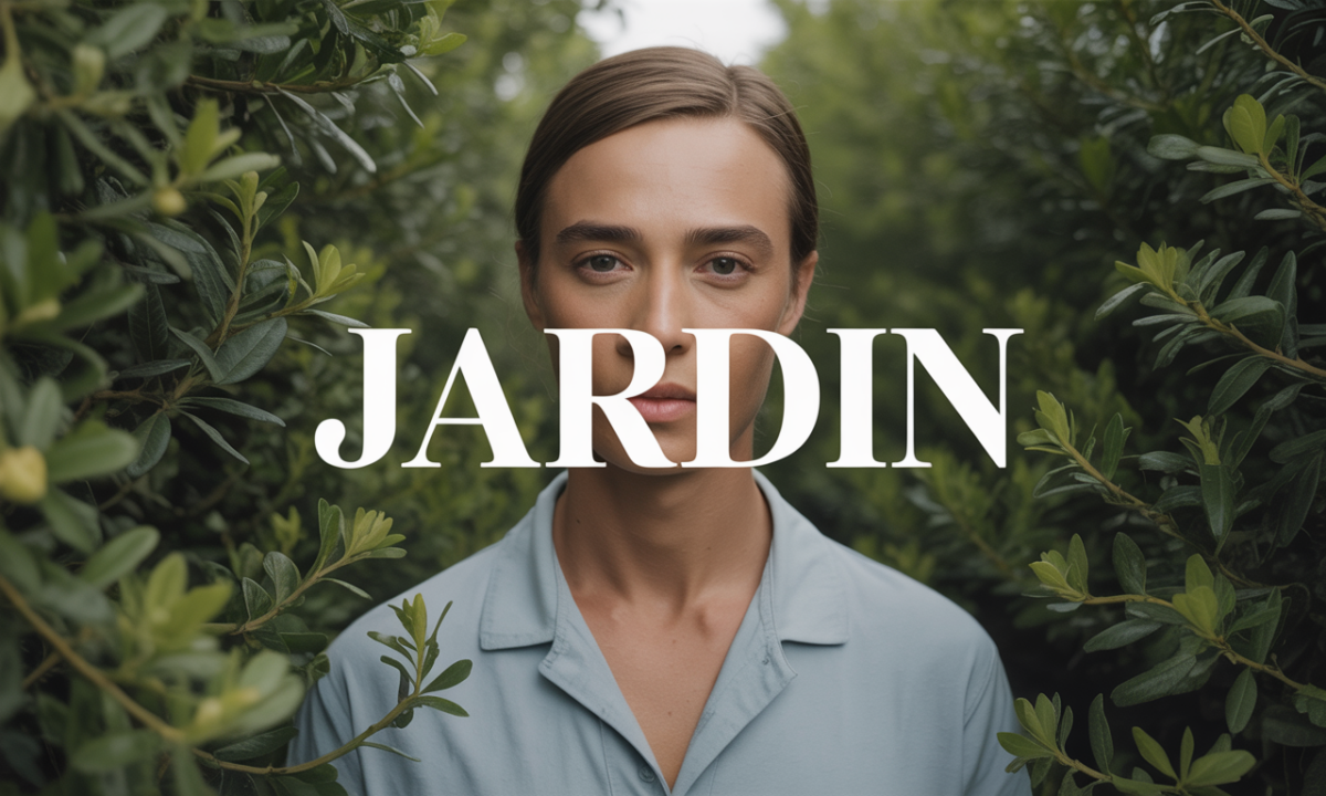 Illustration liée à l’origine et à l’histoire du nom de famille Jardin