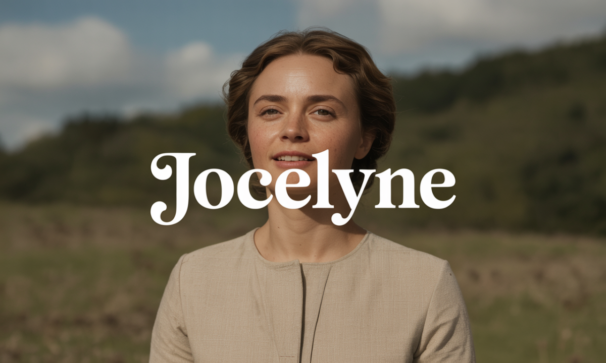 Illustration symbolique liée à l’origine du prénom Jocelyne