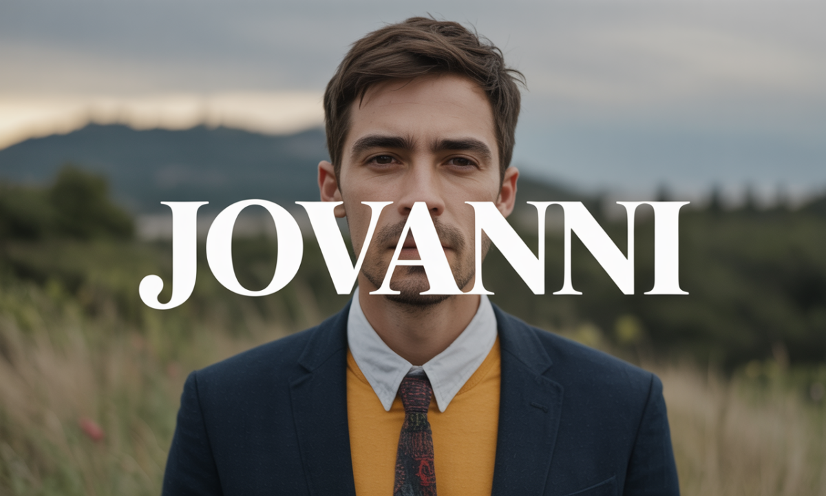 Illustration symbolique liée à l’origine du prénom Jovanni