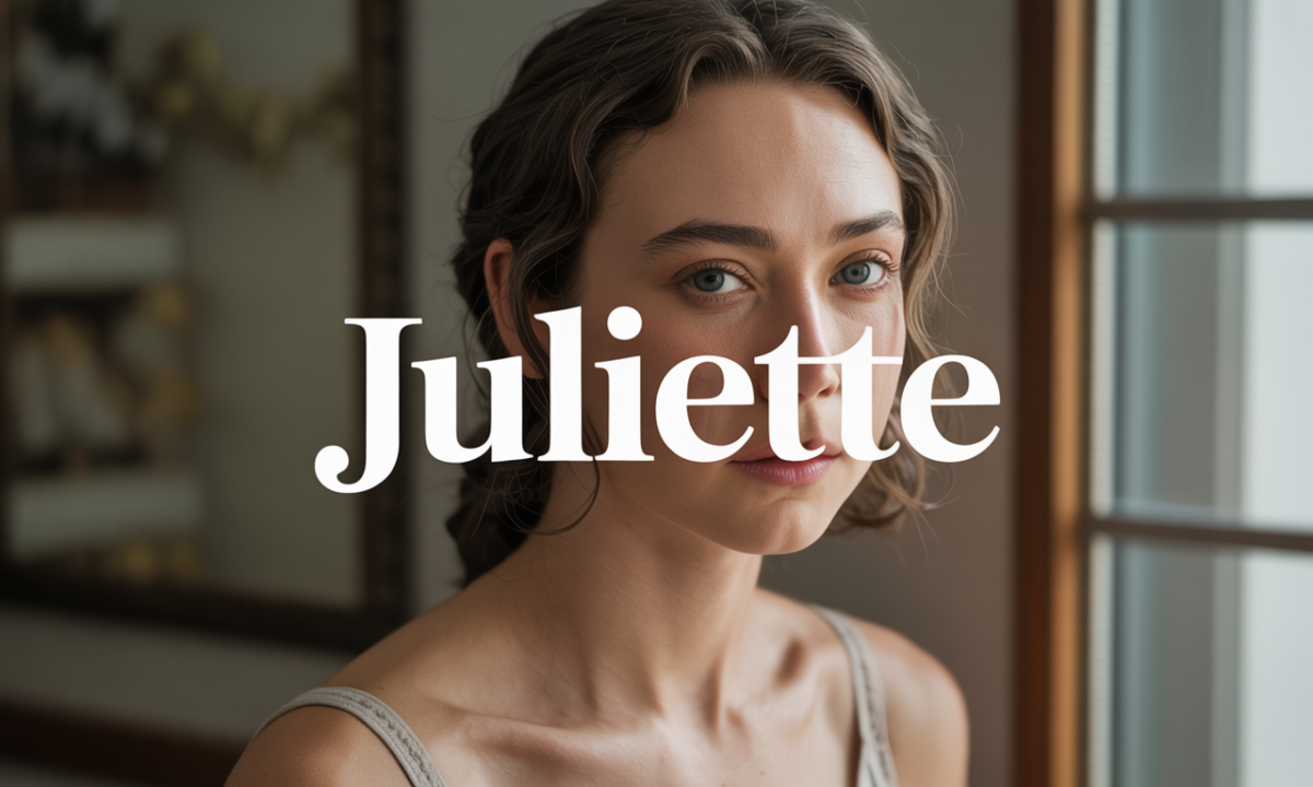 Illustration symbolique liée à l’origine du prénom Juliette