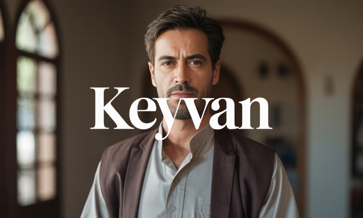 Illustration symbolique liée à l’origine du prénom Keyvan