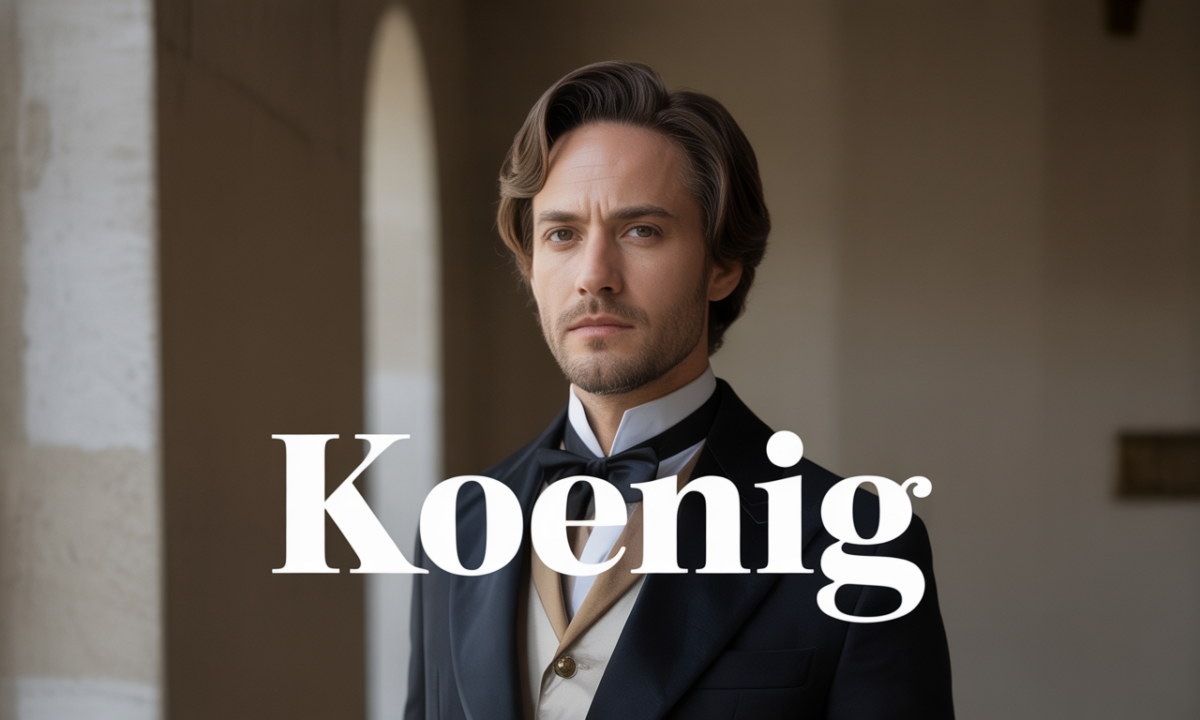 Illustration de Koenig, Noms de famille