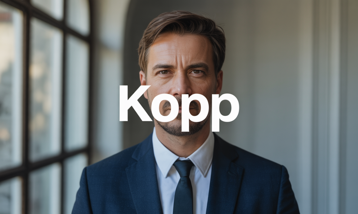 Illustration de Kopp, Noms de famille