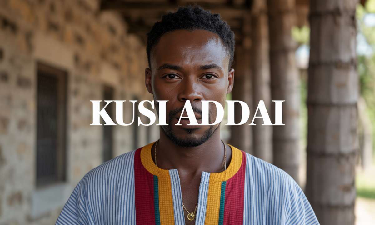 Illustration liée à l’origine et à l’histoire du nom de famille Kusi Addai