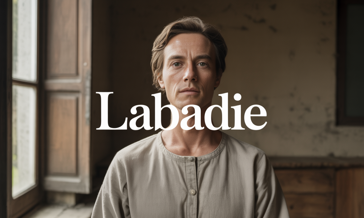 Illustration de Labadie, Noms de famille