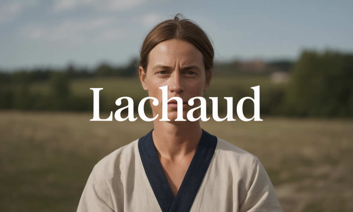 Illustration de Lachaud, Noms de famille