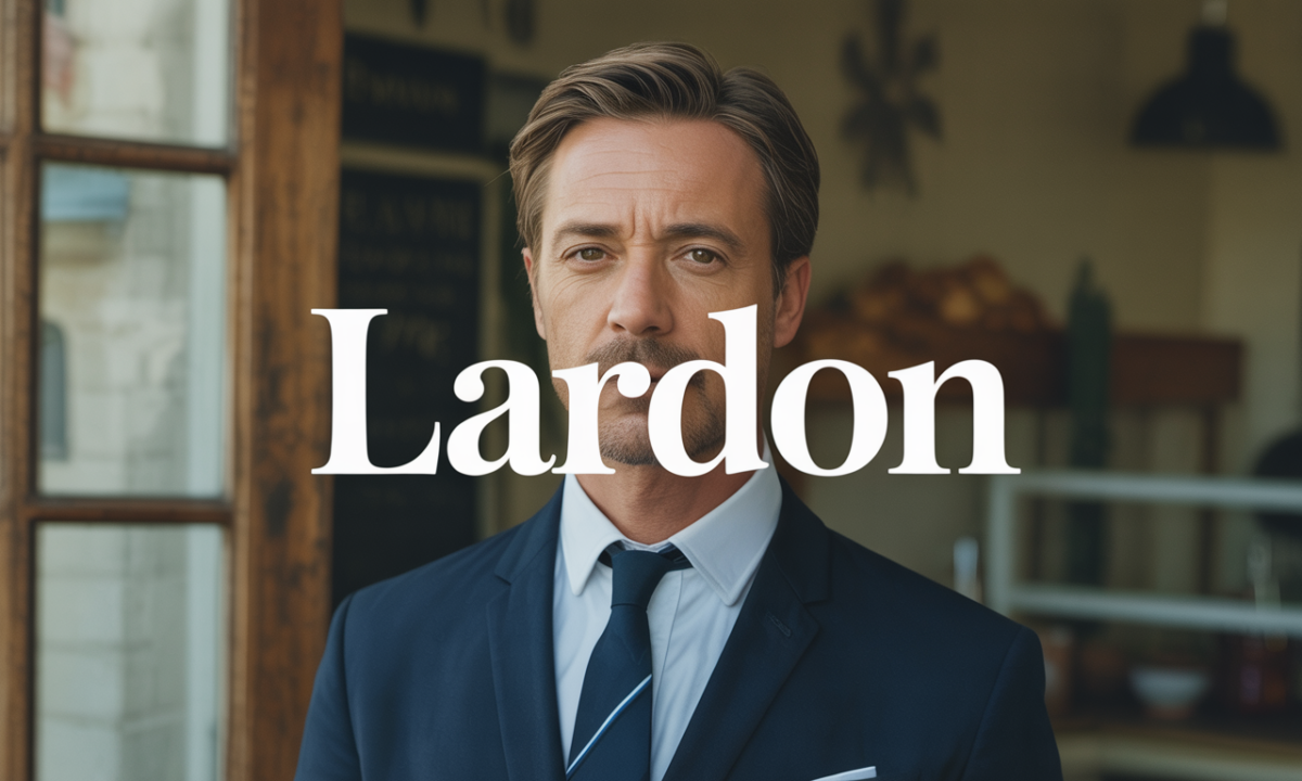 Illustration de Lardon, Noms de famille