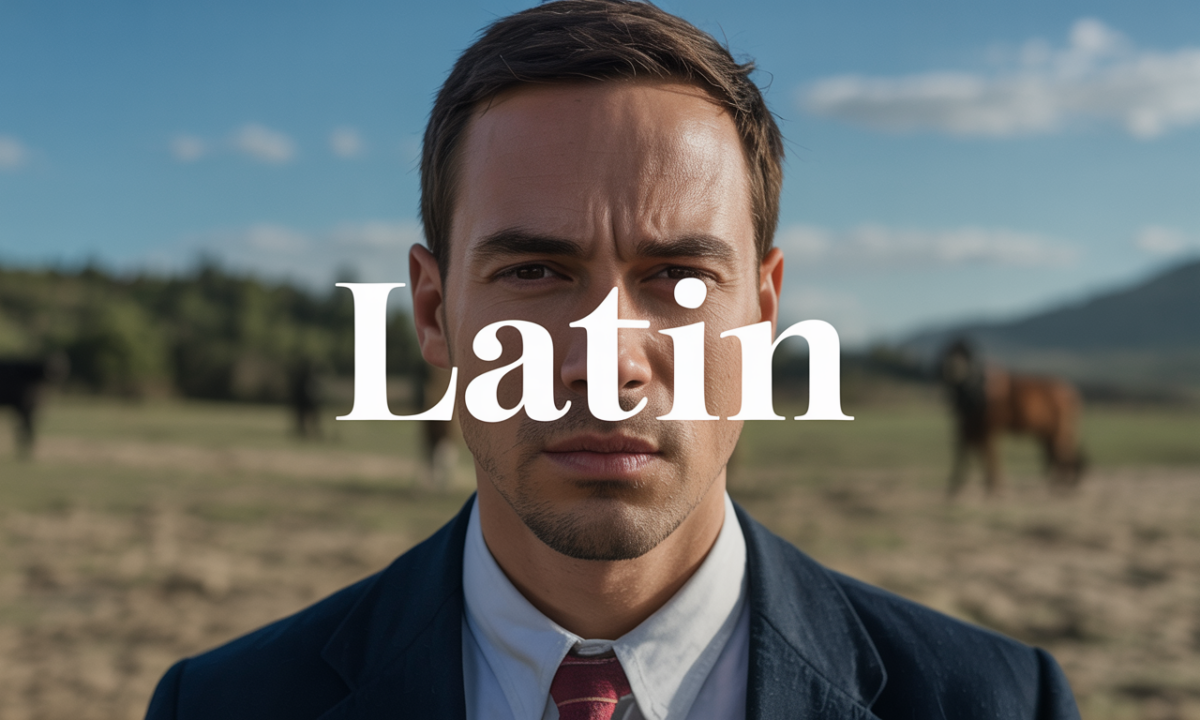 Illustration symbolique liée à l’origine du prénom Latin