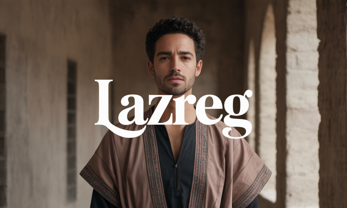 Illustration liée à l’origine et à l’histoire du nom de famille Lazreg