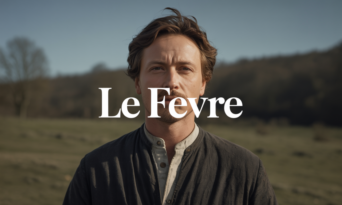 Illustration de Le Fevre, Noms de famille