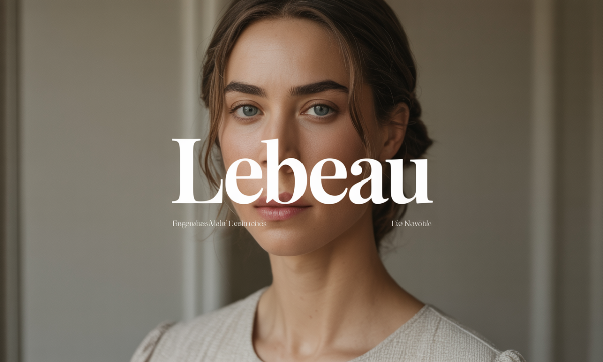 Illustration liée à l’origine et à l’histoire du nom de famille Lebeau