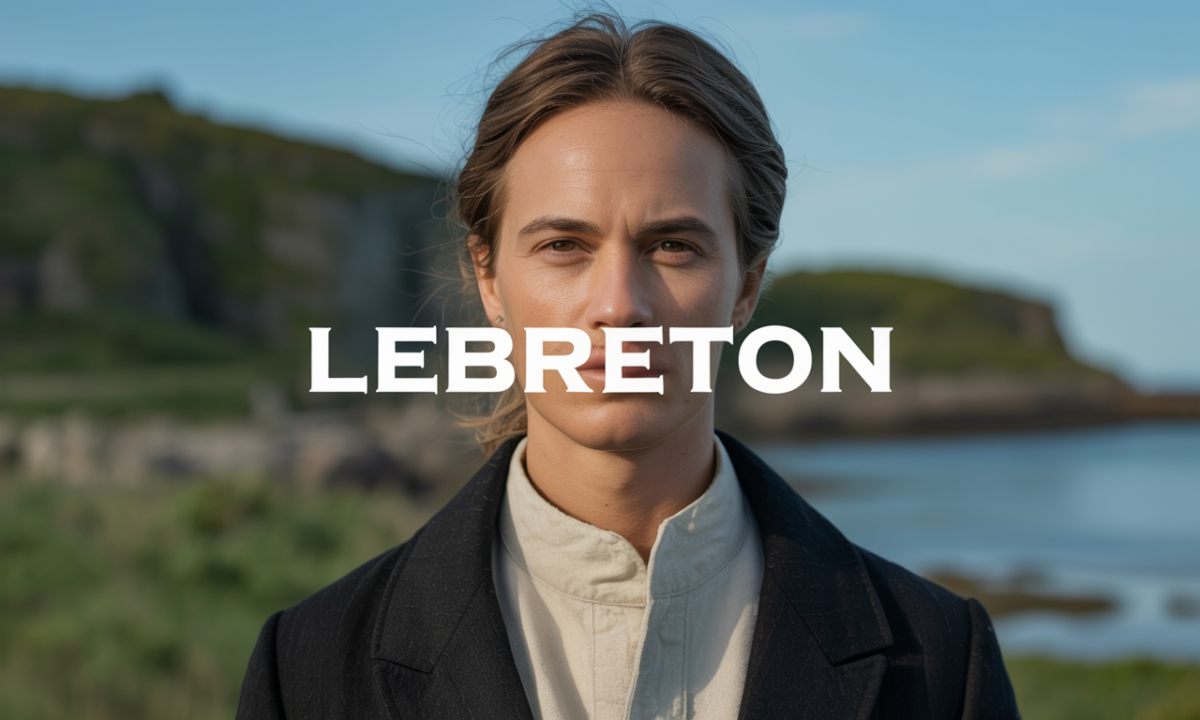 Illustration liée à l’origine et à l’histoire du nom de famille Lebreton