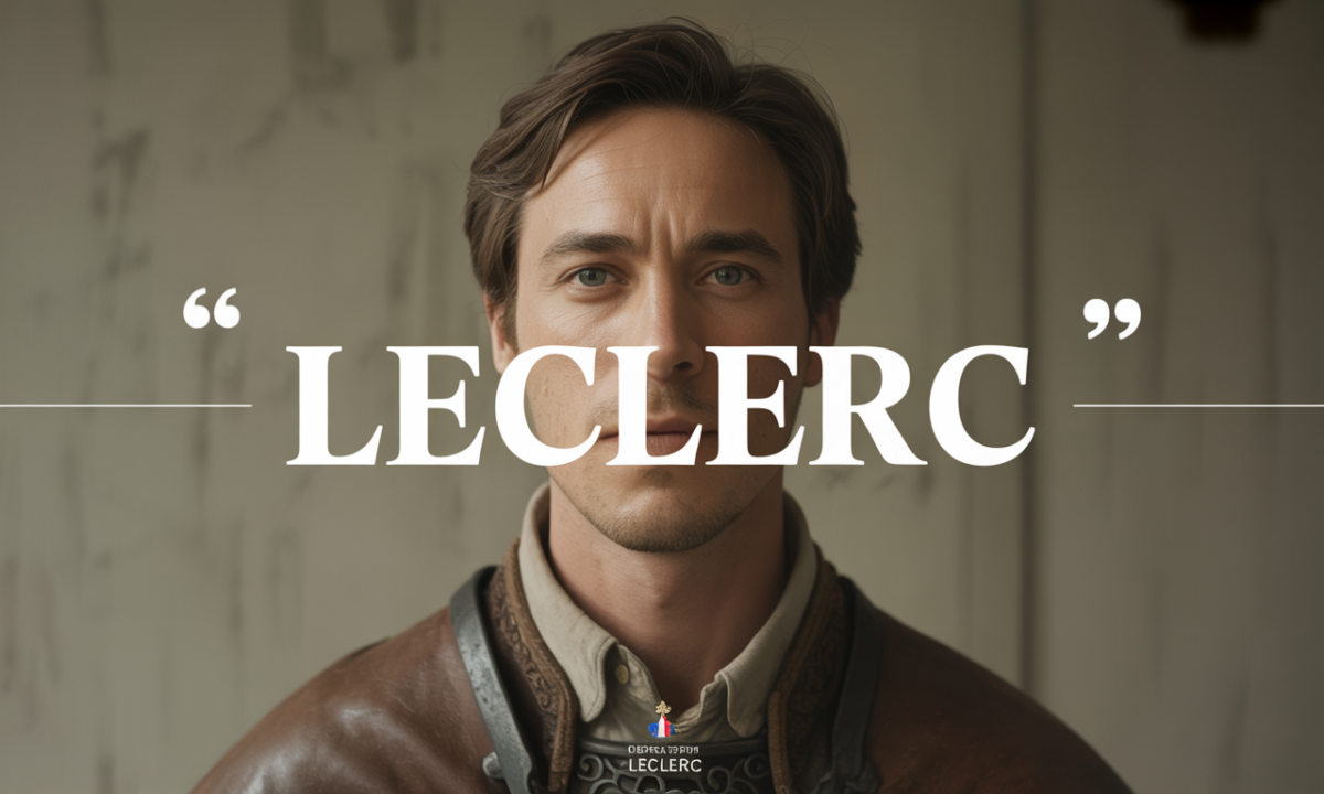 Illustration de Leclerc, Noms de famille